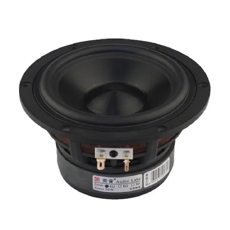 

1 Pieces Audio Labs 6.5'' Hifi Midwoofer Speaker Driver Deep Anodized Ceramic Clad Aluminum Cone Casting Frame 4/8ohm 80W