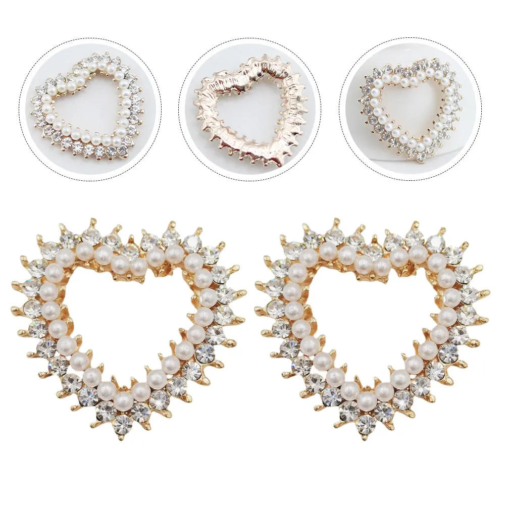 

10pcs Pearl Diy Alloy Crafts Accessories Clothing Headdress Decorations Home Textiles Bracelet Pendants Embellishments For Bags