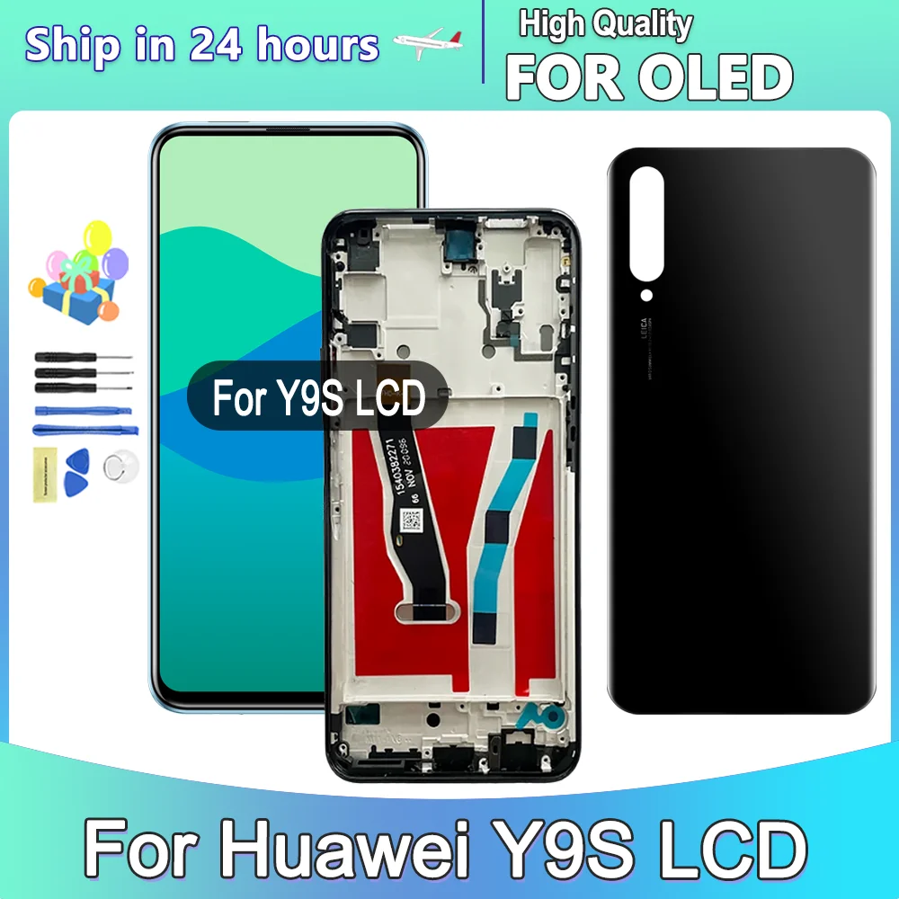 

6.59‘’OLED For Huawei Y9S LCD Display Digital Touch Screen With Frame For Huawei P Smart Pro Screen Assembly Department