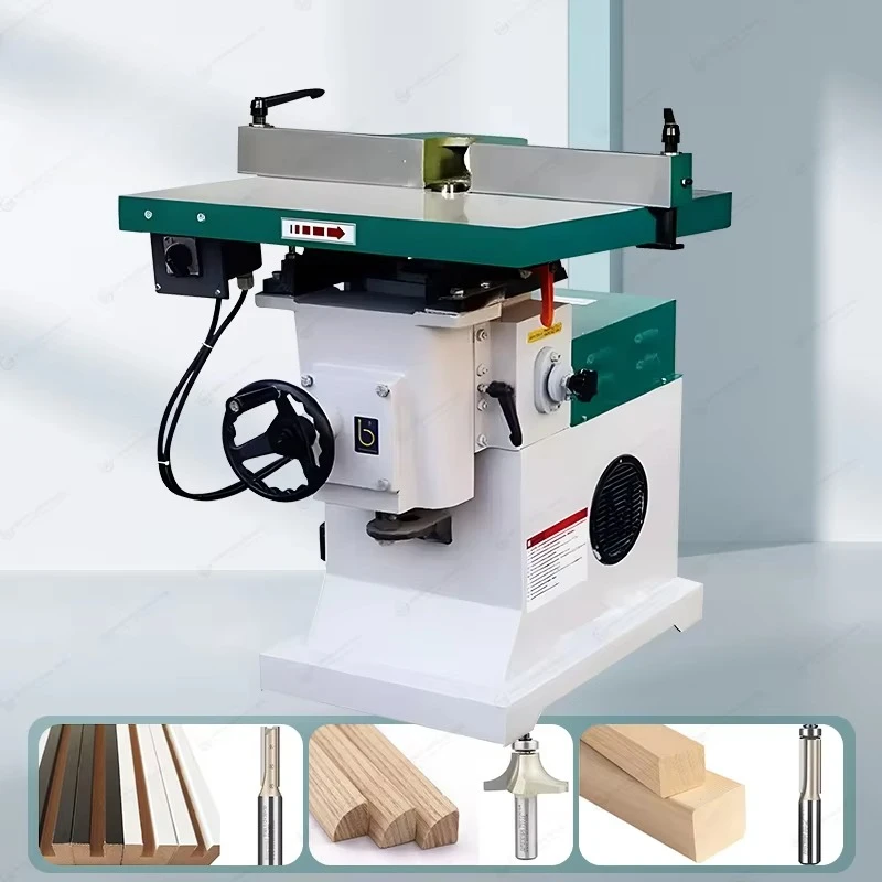 Multifunctional Woodworking Milling Machine Vertical Single Axis Woodworking Forming Machine Engraving Machine Professi