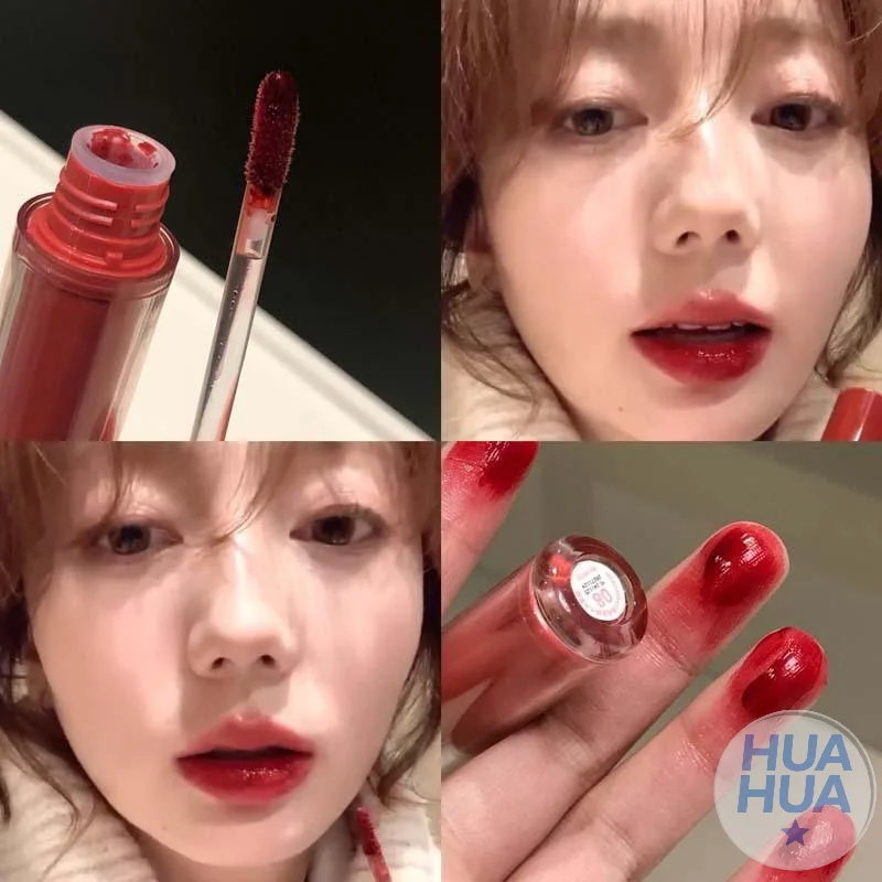 مرآة كريستال ملمع الشفاه ماكياج ضوء الماء الزجاج الشفاه الصقيل ممتلئ الجسم مقاوم للماء هلام الشفاه تينت أحمر الشفاه ترطيب الجمال الشفاه