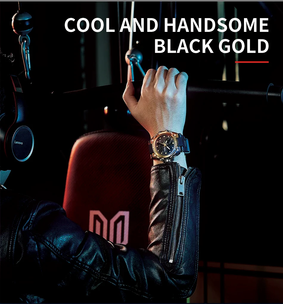 BIDEN Orologio digitale da uomo alla moda con data Orologio sportivo militare Orologio elettronico impermeabile Orologio da uomo Orologio da uomo