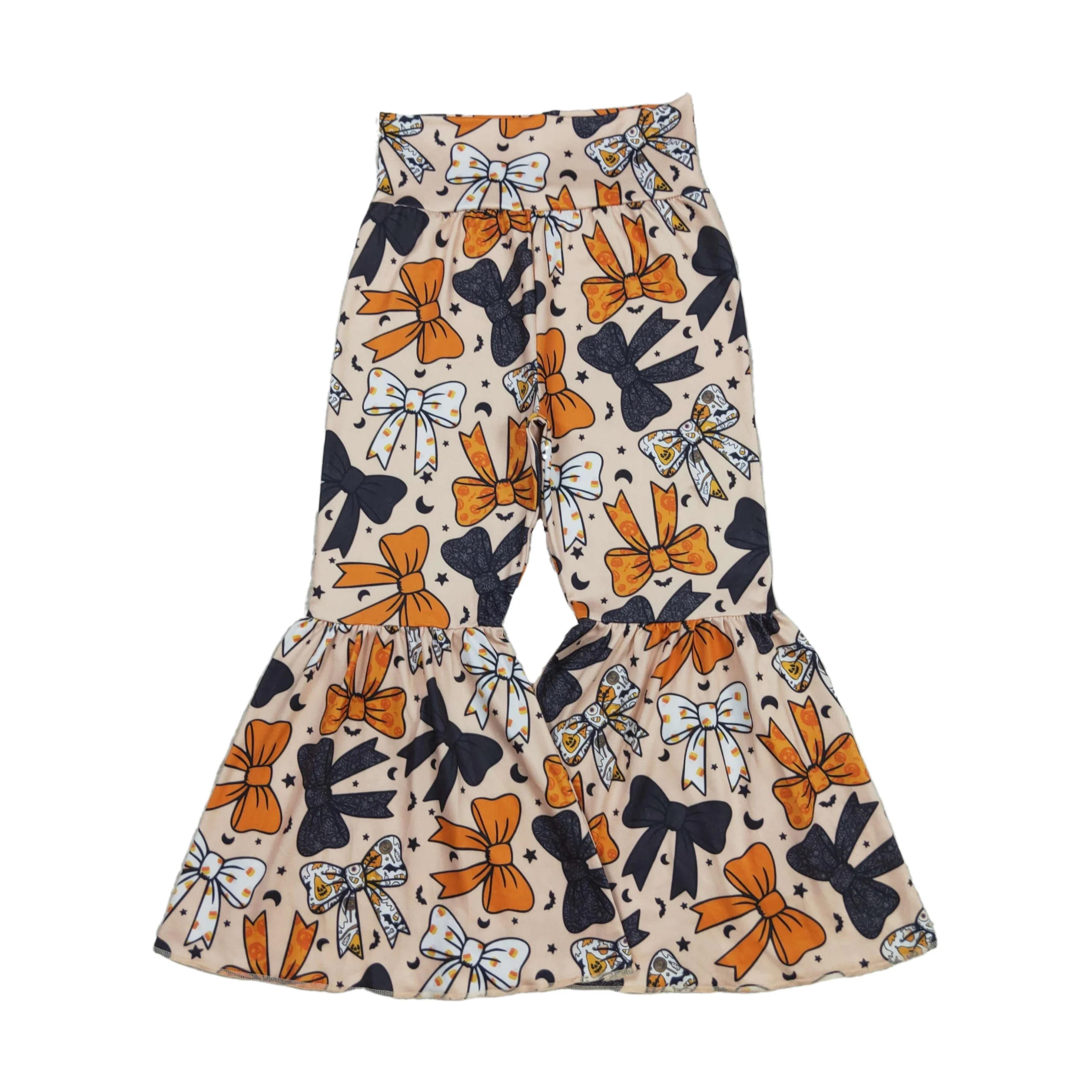 أطفال الرضع هالوين جرس أسفل السراويل طفل ربيع الخريف الانحناء شبح ملابس طفلة السراويل ملابس الأطفال بالجملة