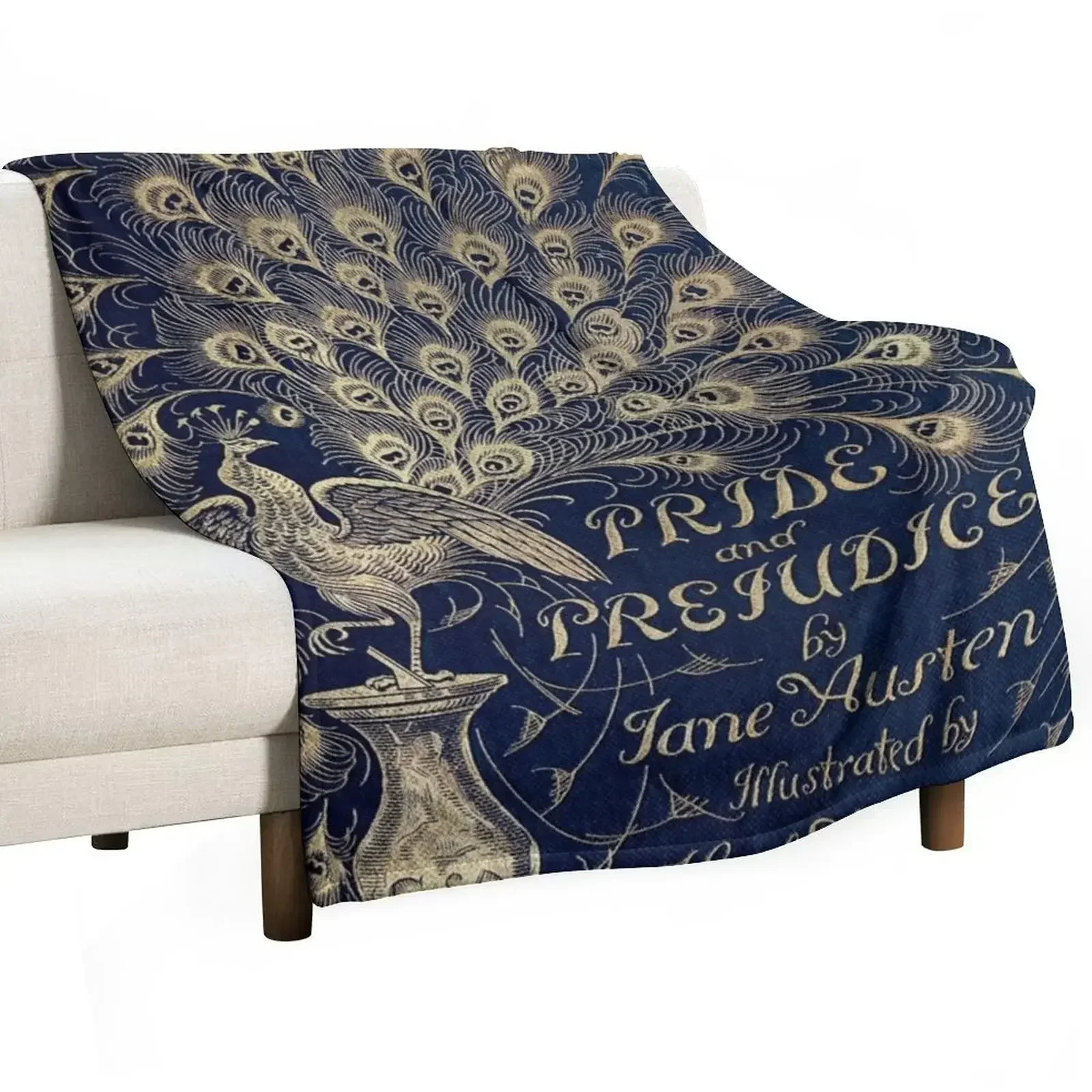 

Pride and Prejudice Peacock Cover Throw Blanket bed plaid Shaggy Decorative Beds Blankets