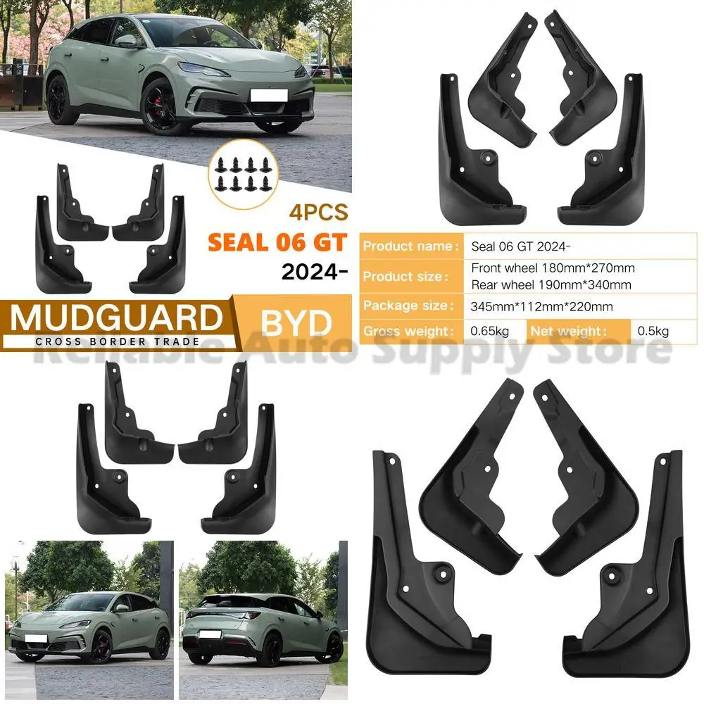 For BYD Seal 06 GT 2024 Mudguards Fender Flares Front Rear Car Accessories Premium Quality Durable Protection Stylish Design