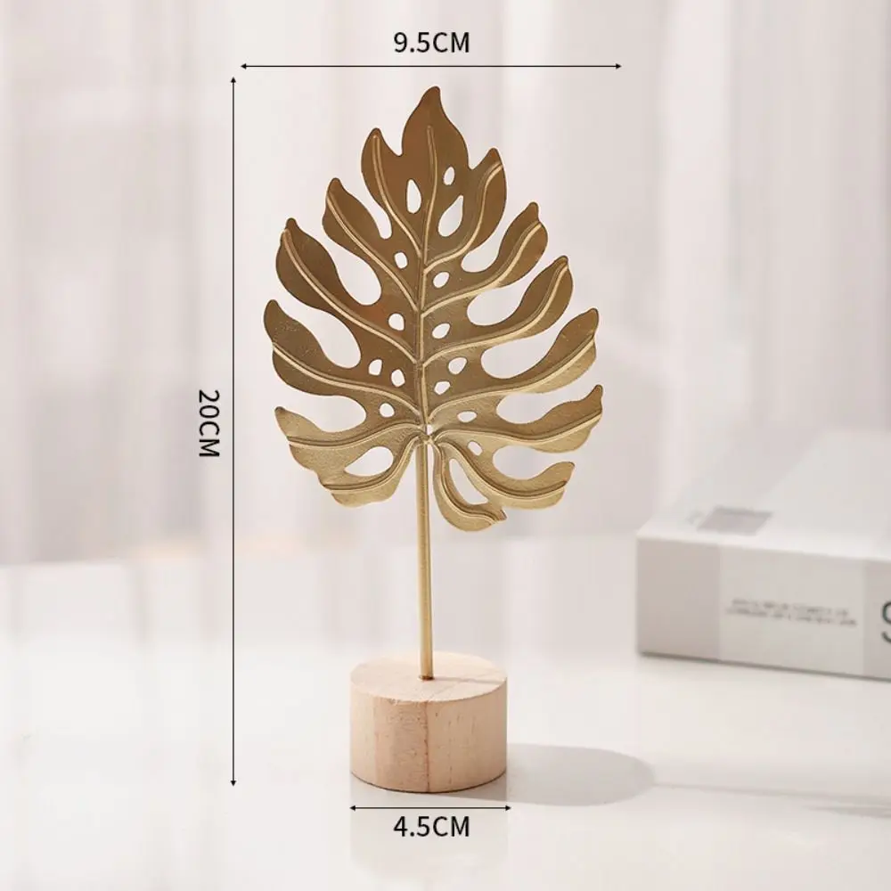 Nordic Style Ginkgo Leaf Decoration Simple Exquisite Gold Leaves Sculpture Light Luxury Ginkgo Iron Art Ornament Home Decoration