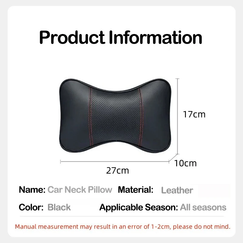 Car Seat Neck Pillow Headrest Rest Cushion Protection Shoulder Pad For Volvo RDesign AWD V70 XC60 S60 V60 V40 XC90 S80 Accessory