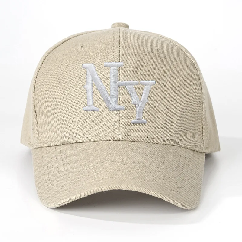 Baseballkappe mit NY-Stickerei, New York, für Herren, weiche Baumwoll-Sonnenhüte, Damen-Snapback-Sonnenhut, Trucker-Caps für Erwachsene – Detail 7