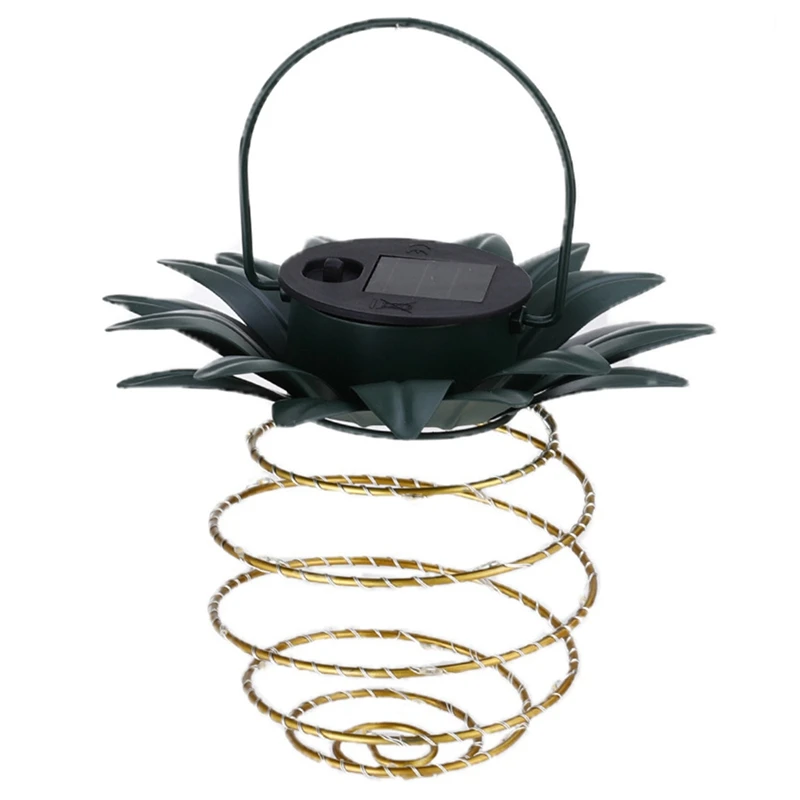 

KEKA Уличные солнечные подвесные светильники, водонепроницаемые светодиодные ананасовые декоративные солнечные фонари для украшения двора и газона