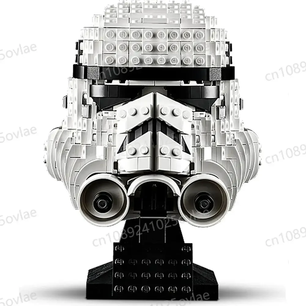 moc-storm-white-trooper-helm-75276-star-plan-space-ship-battle-model-building-block-architecture-education-assembly-model-toy