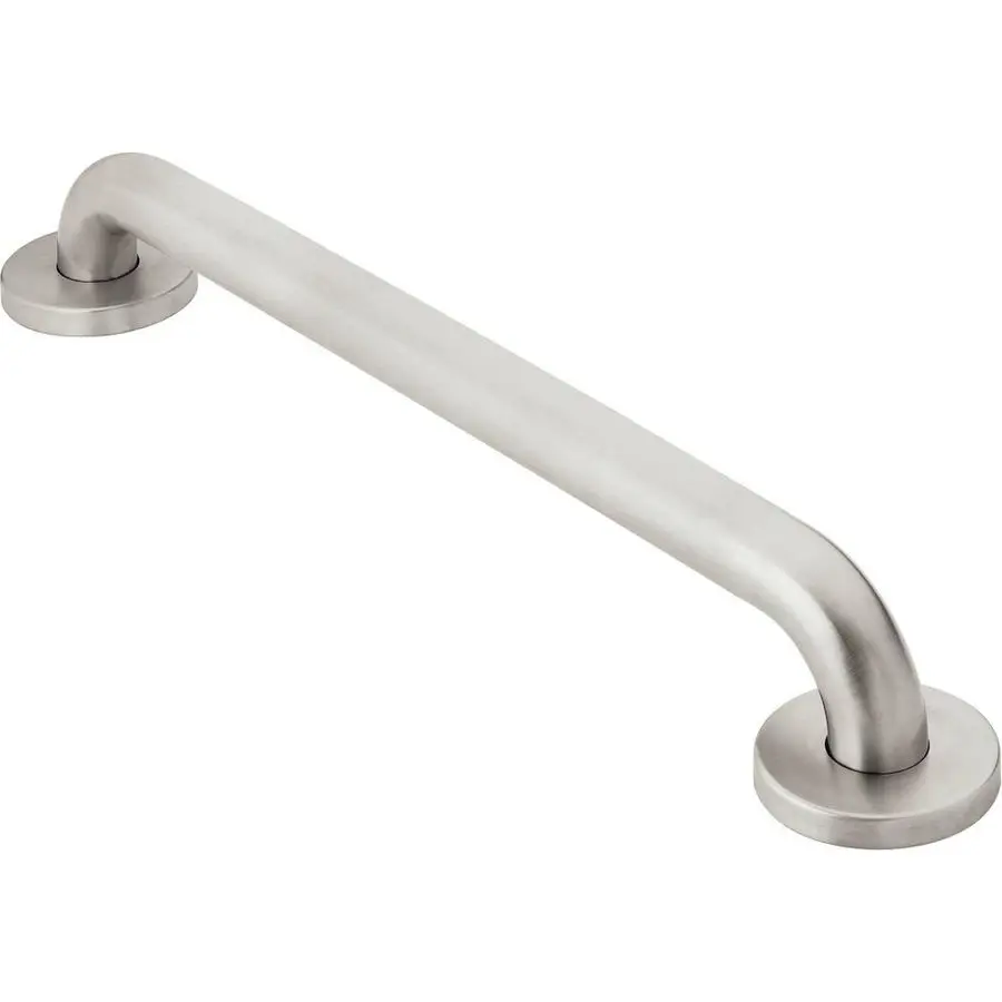 

Stainless Steel Bathroom Safety 48Inch Long Shower Grab Bar with Concealed Screws and Peened Textured Slip Resistant Finish, R89