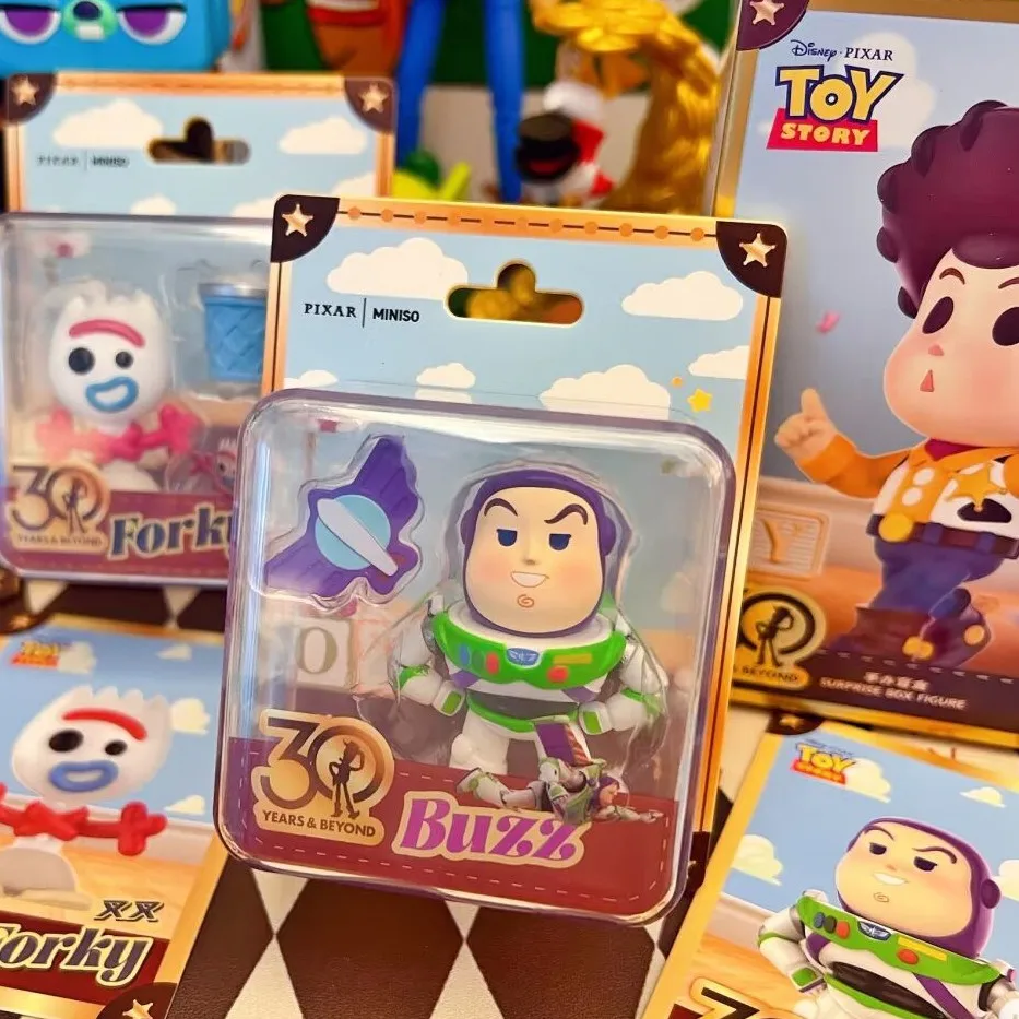 ديزني بيكسار توي ستوري صندوق أعمى سلسلة قابلية اللعب لا نهاية لها مصعد أنيمي الطرفية الشكل وودي جيسي لايت يير لعبة مجسمة #4