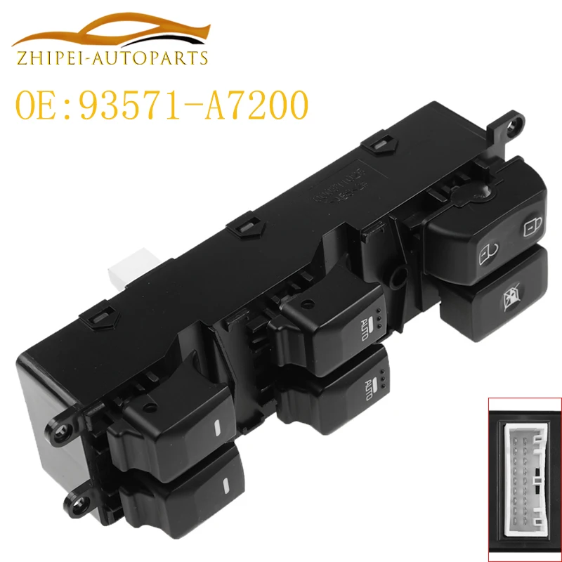 93571-A7200 Electric Control Power Master Window Switch Car 93571A7200 For Kia Forte 2014 2015 2016 2017 2018