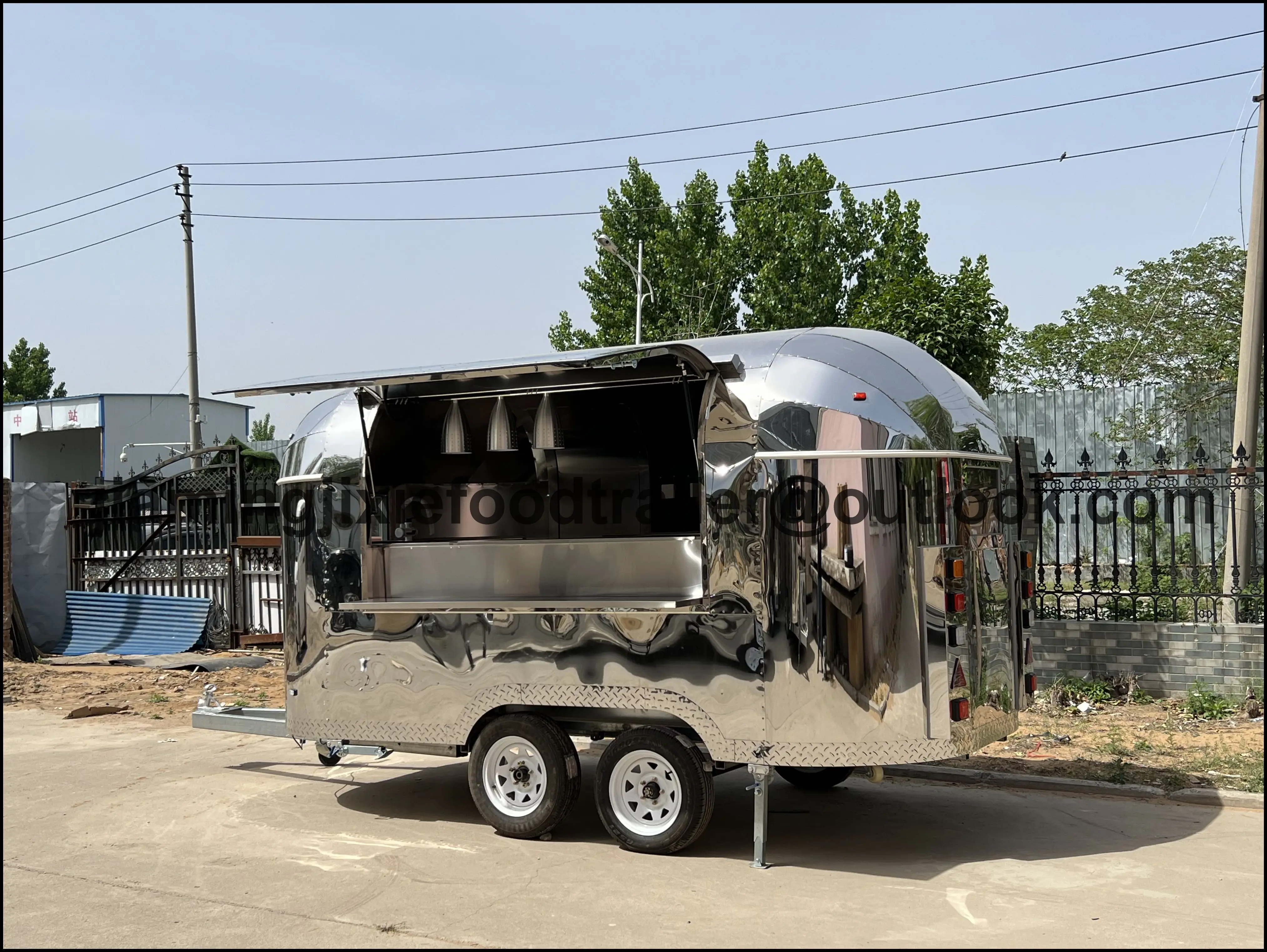 

Мобильная барная станция, фургон для продажи мороженого, полностью оборудованный фудтрак для концессионной торговли