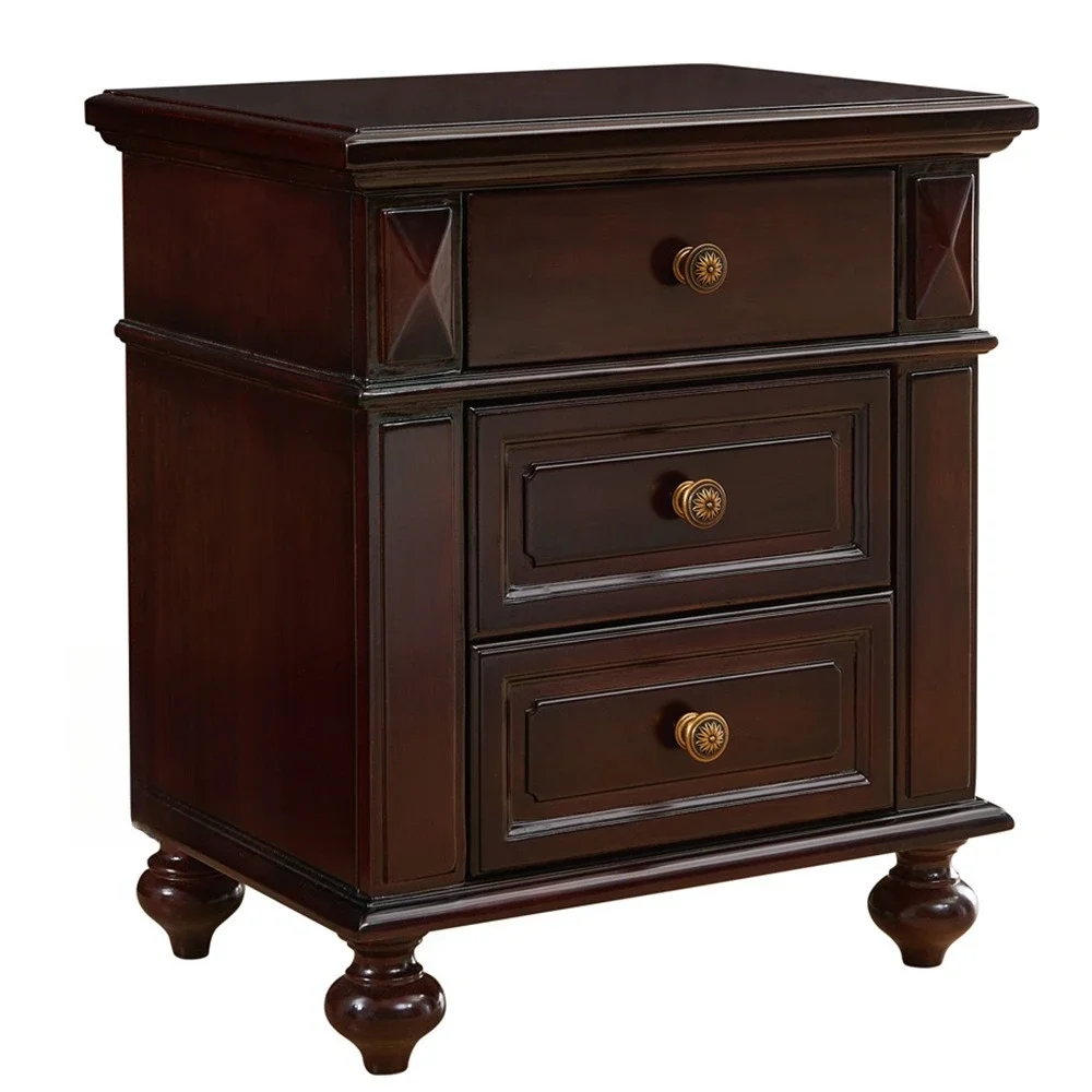 

bedside table, solid wood storage cabinet, ultra-narrow, mini, small cabinet, European American style, simple and minimalist