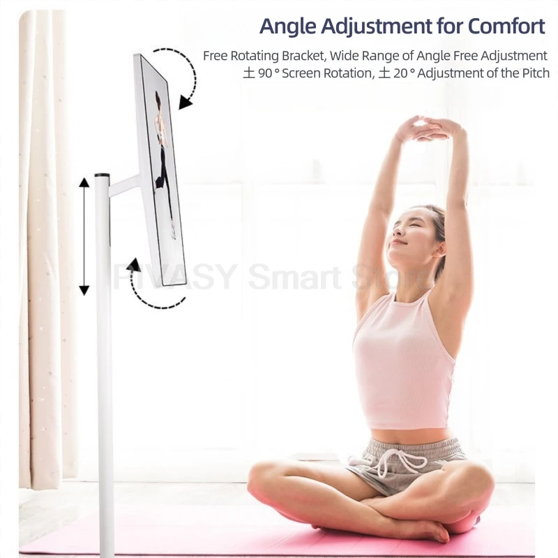 Smart TV 24 Inch Battery Study Music Outdoor Bussiness Live Touch Screen Movable Portable Tablet Wireless Casting 4+128G Monitor