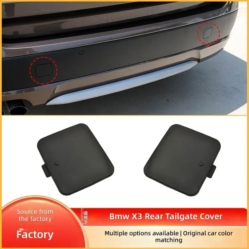 For BMW X3 F25 Rear Bumper Trailer Tow Hook Cover 51127272415