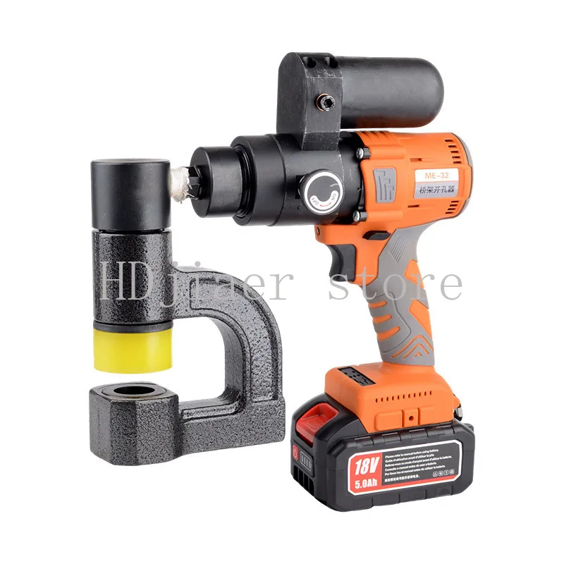 

Lithium battery hydraulic bridge hole opener 25/32 type charging punching punching C-shaped steel purlin electric box