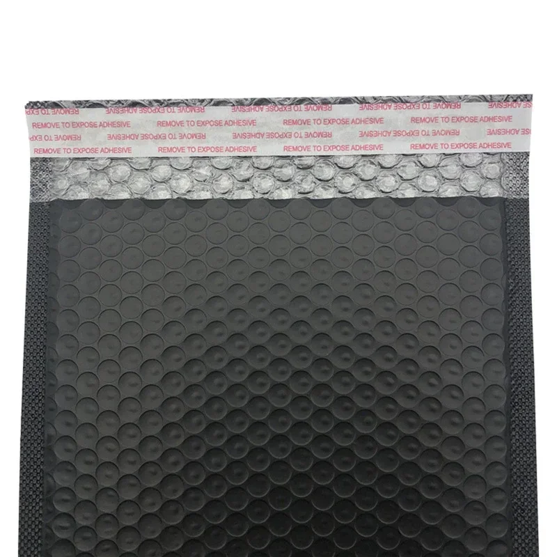 Enveloppes d'Emballage à Bulles Noires pour Expédition, Sacs à Bulles Auto-Scellants, Rembourrage, Petite XR, 50/100 Pièces