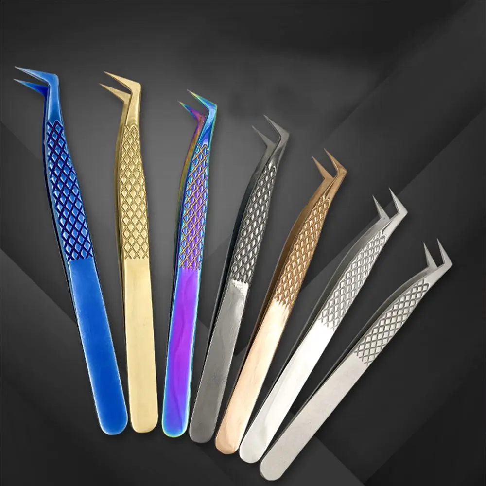 Forceps Design Improve Clip Clamps Eyebrow Tweezers Grafting Lash Picking Tool Lashes Extensions Forceps Eyebrow Pinch