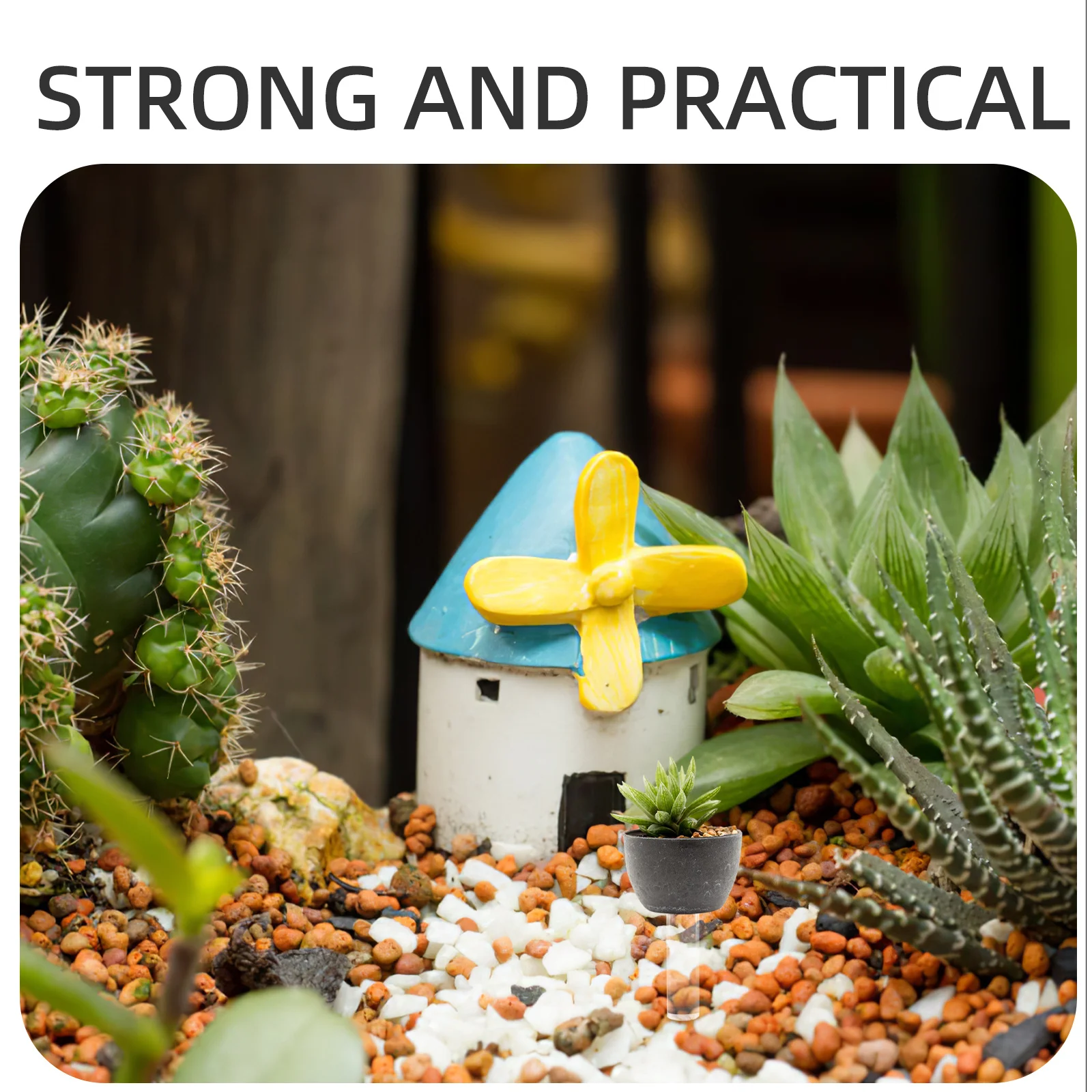 

6pcs Clear Dowel Rods Set Acrylic Craft Support Rods For Micro Landscape Fish Tank Decor Plant Cake Topper Display Craft