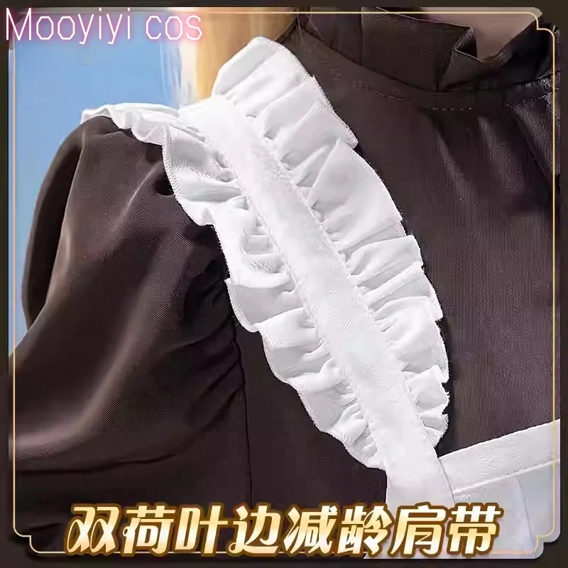 أزياء أليس دي روس التأثيرية للهالوين، حفلة لعب الأدوار في عيد الميلاد، لعبة المعرض الهزلي، مقاس أليس S-XL الهوية الجديدة V #5