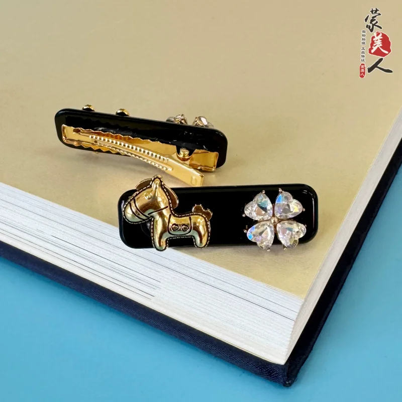 Mongolian Elements Fashion Versatile Handmade Ethnic Style Edge Clip Dance Accessories