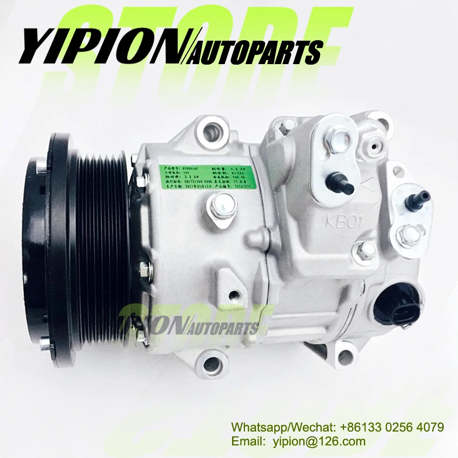 Ac compressor For Toyota Highlander Venza 2009-2014 447260235284 4472602352 883100T020 8831048240 8831048250 883100T020 6003067N