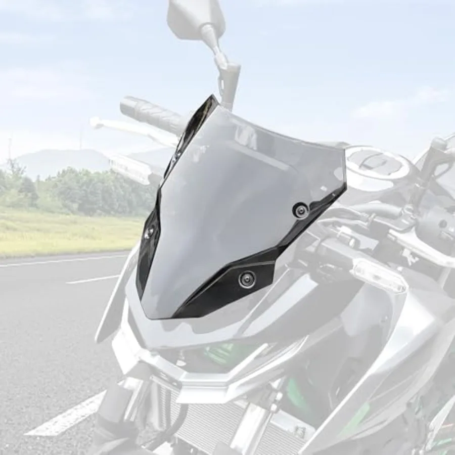 

Лобовое стекло для Z500 ABS 20242025, темно-тонированное ветровое стекло, воздушный дефлектор для мотоцикла Kawasaki Z500 SE ABS 20242025