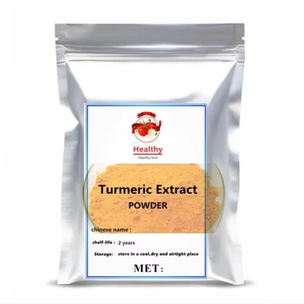 Natural Organic Turmeric Root Extract Powder 10:1 Ratio, Factory Sealed Packing, Botanical Raw Ingredient for Various Skincare