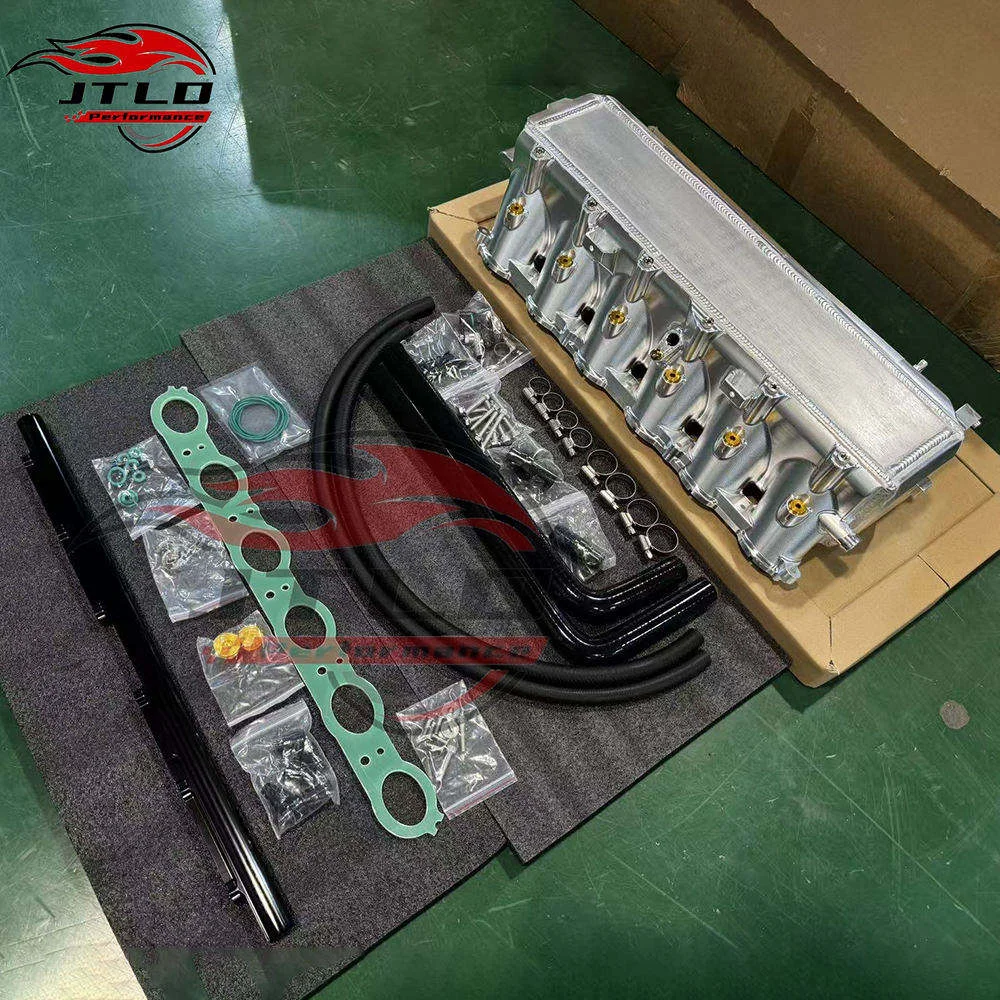 In Stock CNC Intake Manifold For BMW B58 B58TU EVO 115mm Thick With Fuel Rail & Spacer Optimized For CSF Intercooler