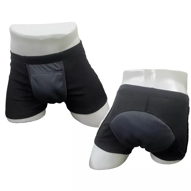 

Men's Urinary Incontinence Underwear Adults Patient Washable & Breathablepure Cotton Cloth with A Leak Proof Prostate Device