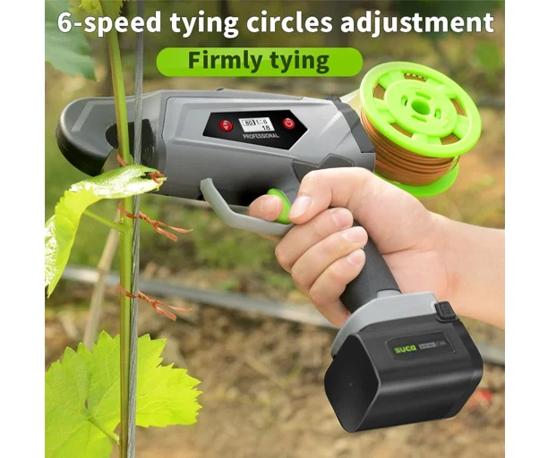 2025 آلة ربط أوتوماتيكية للنباتات الكرمة، كرمة العنب، خفيفة الوزن وسهلة الاستخدام
