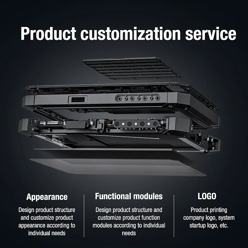 MSPopulation Enrollment Windows اللوحي قارئ بصمات الأصابع يفوز 11 Pro مقاوم للماء RJ45 HDMI Type-c Port وعرة مقاوم للماء اللوحي
