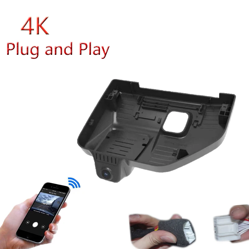 

For Lexus LX700H LX700 2025 2026 4K Plug And Play Car Wifi DVR Driving Video Recorder Dash Cam Camera Black Box