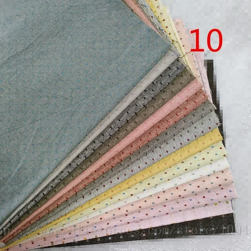 Japanese Yarn-Dyed Sewing Fabric Craft Patchwork Quilting Material Accessories Applique Handmade Sewing Doll Cloth Bundle