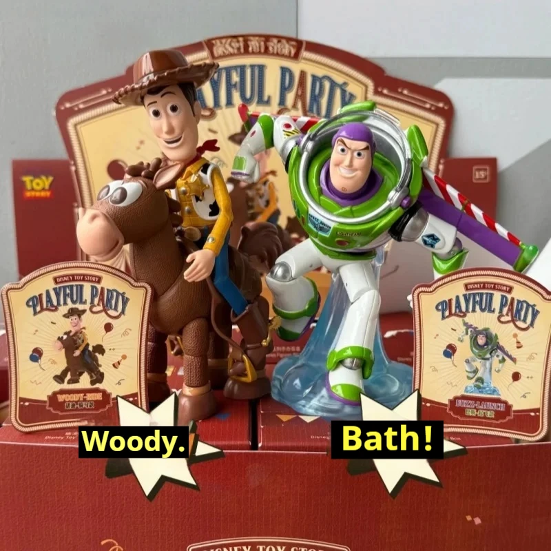 

Disney Toy Story Playful Party Series New Genuine Blind Box Kawaii Joint Movable Figure Doll Ornament Toy Gift For Fans