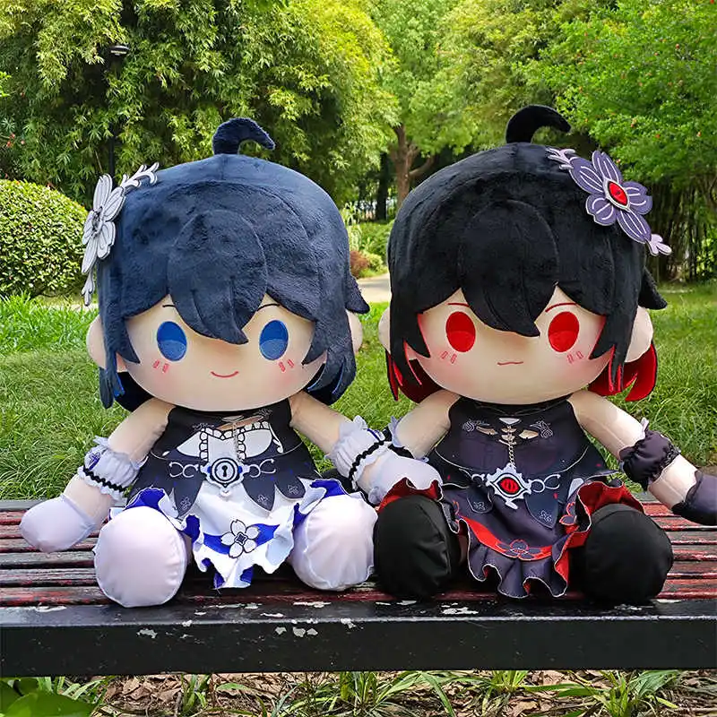 

Honkai Impact 3 Seele Vollerei 40CM Cute Sitting Posture Plush Doll Body Dress Up Cotton Plushie Pillow Cosplay Game Toys Gift