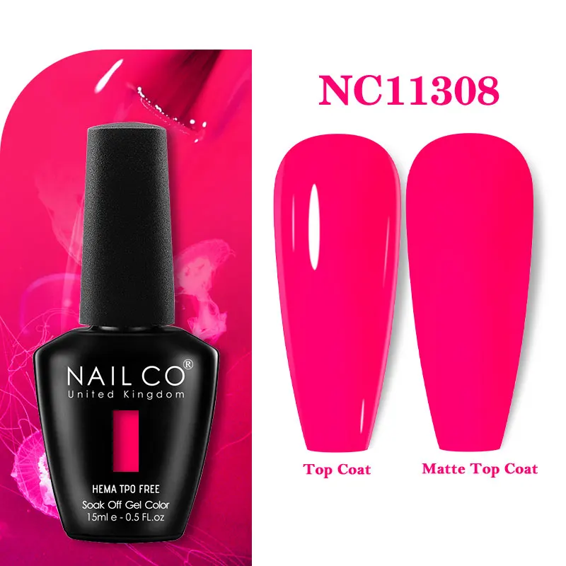 NAILCO 15ml Hema TPO-vrije Gel Nagellak Semi-permanente UV-lak Gel Nagelsalon Design TOP BASE Lak Hybride