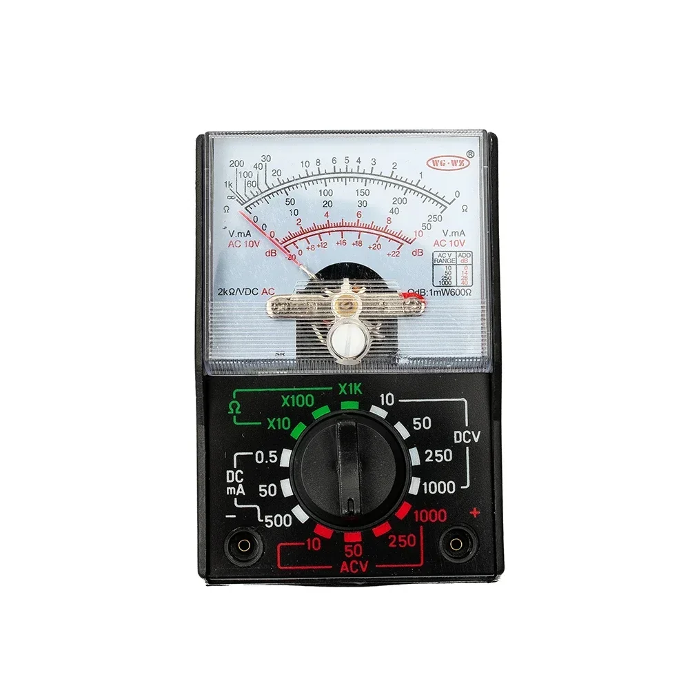 ACDC 1000V250mA Analog Multimeter, Mini Multimeter For Electronic Engineers, Materials, Excellent Mechanical Strength