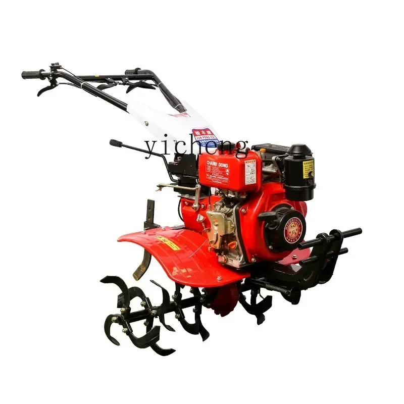 

multi-functional micro-tiller small soil loosening rotary tillage ridge weeding cultivator
