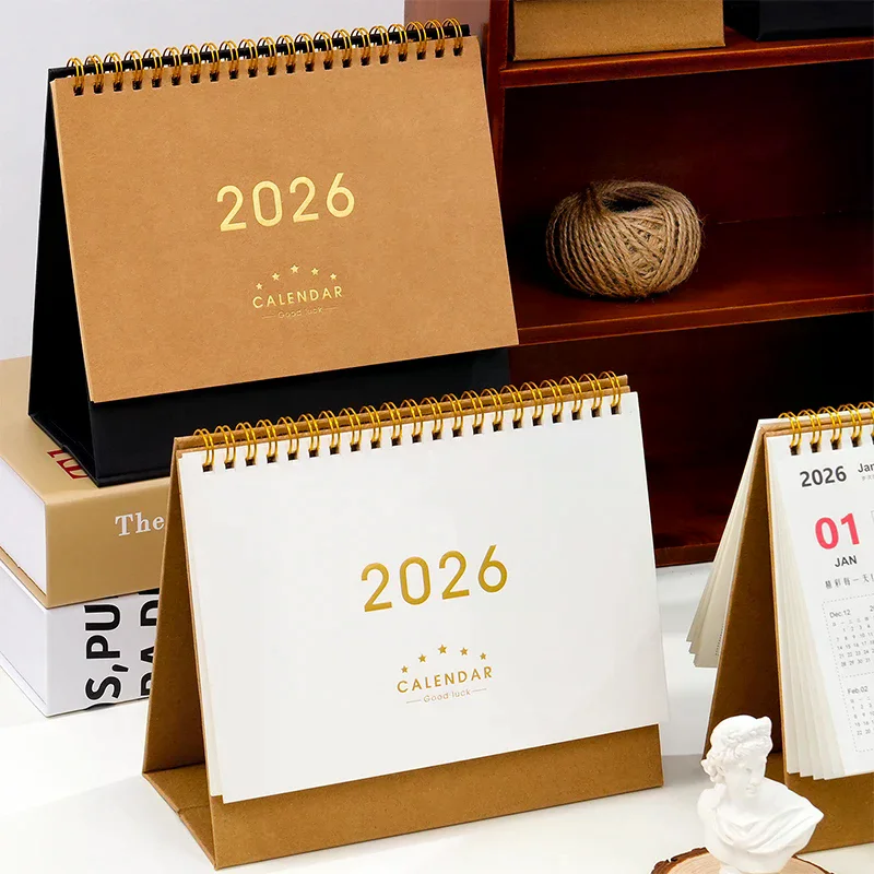 2026 Desk Calendar Annual To Do List Monthly Daily Planner Time Management Book