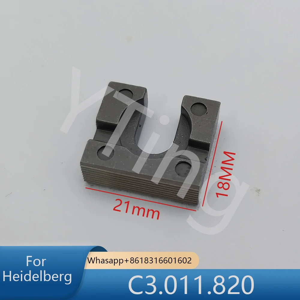 C3.011.820 21x18x7mm For Heidelberg SM102 Impression Cylinder Pad (Parallel) for Speedmaster