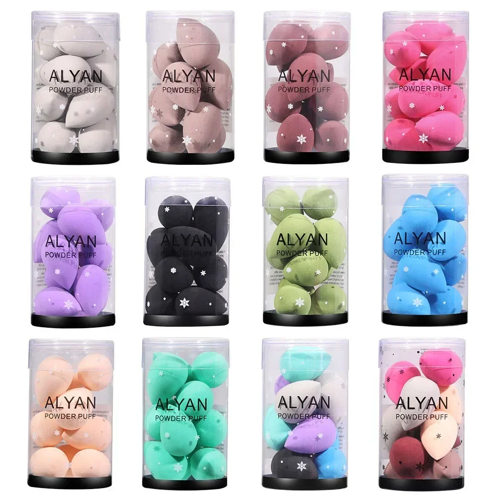 10Pcs Mini Beauty Egg Cushion Foundation Powder Beauty Tool Make Up Accessories Makeup Blender Cosmetic Puff Dry and Wet Sponge