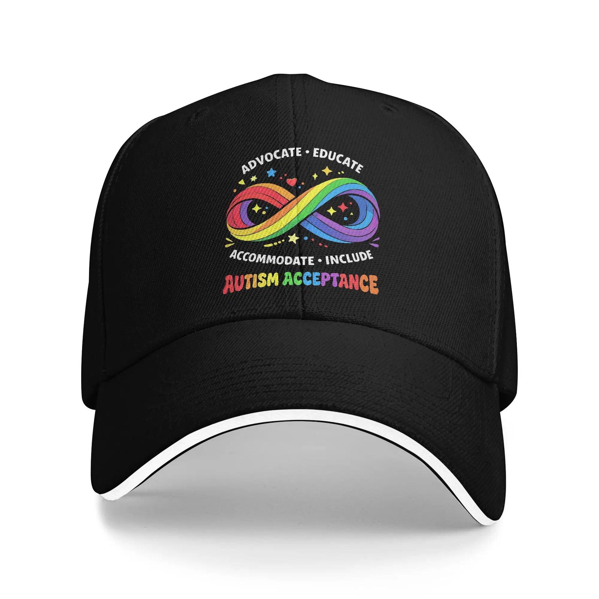 Autism Awareness Respect Love Support  Golf Hat Accessories Stylish  Sun Caps For Men Women Golf Headewear  Adjustable