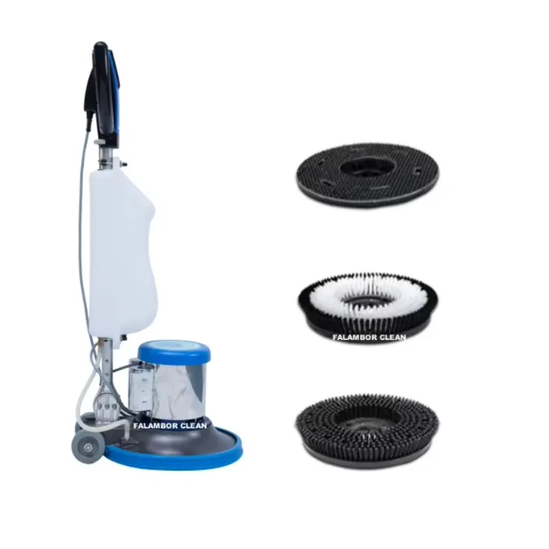 

1100W Single Disc Floor Scrubber Multi-functional Copper Motor 175rpm 17 Inch Diameter Plates 220V Electric New Carpet Ground