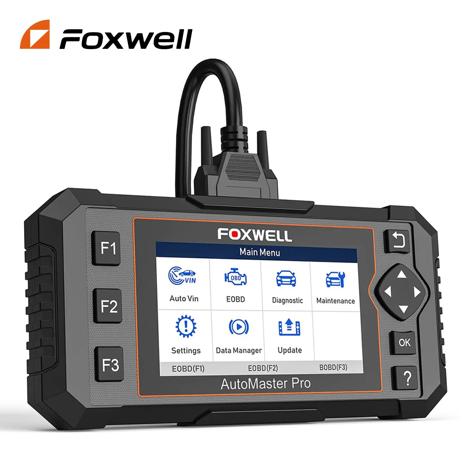 

FOXWELL NT614 Elite OBD2 Scanner ABS SRS Transmission Engine Code Reader SAS EPB Oil Light 5 Reset OBD2 Car Diagnostic Scan Tool