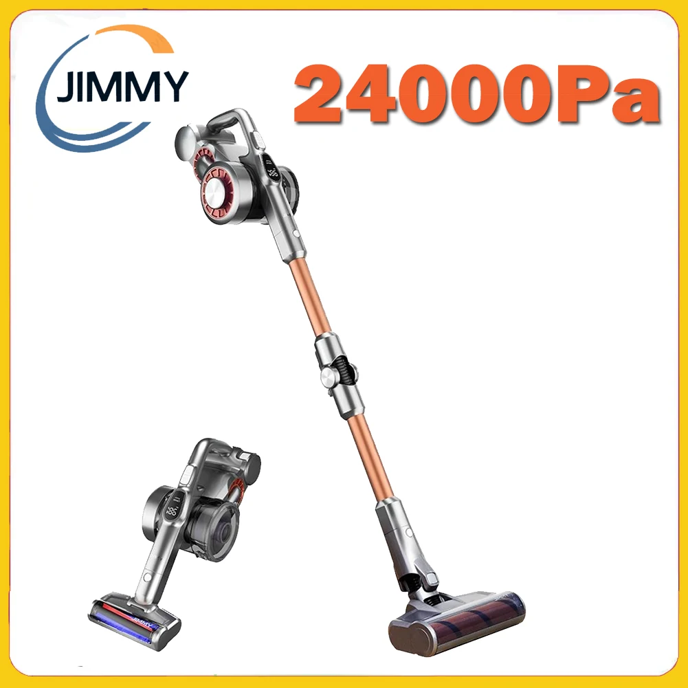 JIMMY H9 Pro Cordless Handheld Vacuum Cleaner 24000Pa Suction 200AW Strong Suction Operation Time 80 minutes LED Display