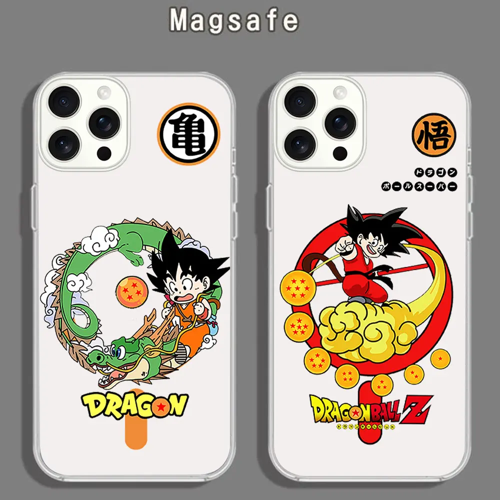 Bilibili D-Dragon Balls Phone Case for iPhone 12 11 13 14 15 16 Max Pro Plus Magsafe Magnetic Wireless Cover