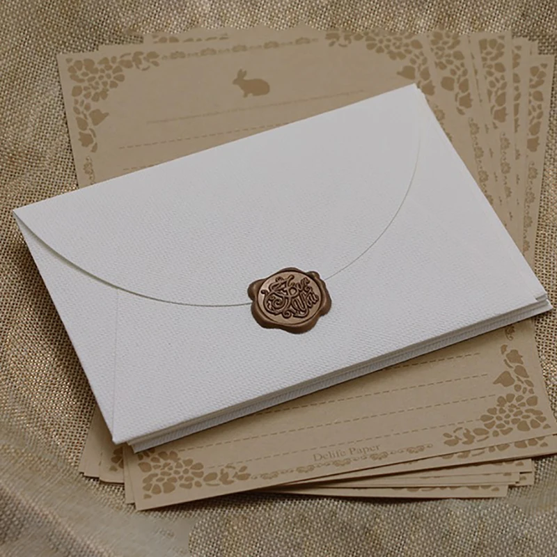 50 個の封筒テクスチャ 16x11cm 高級ポストカードレターギフトボックス文具包装封筒結婚式ビジネス招待状用